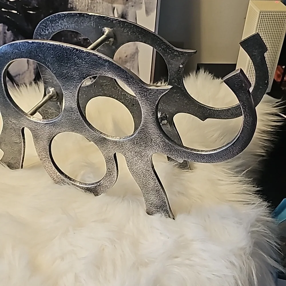 Metal wine rack - Picture 3 of 3